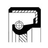 CORTECO 15510087B Shaft Seal, crankshaft